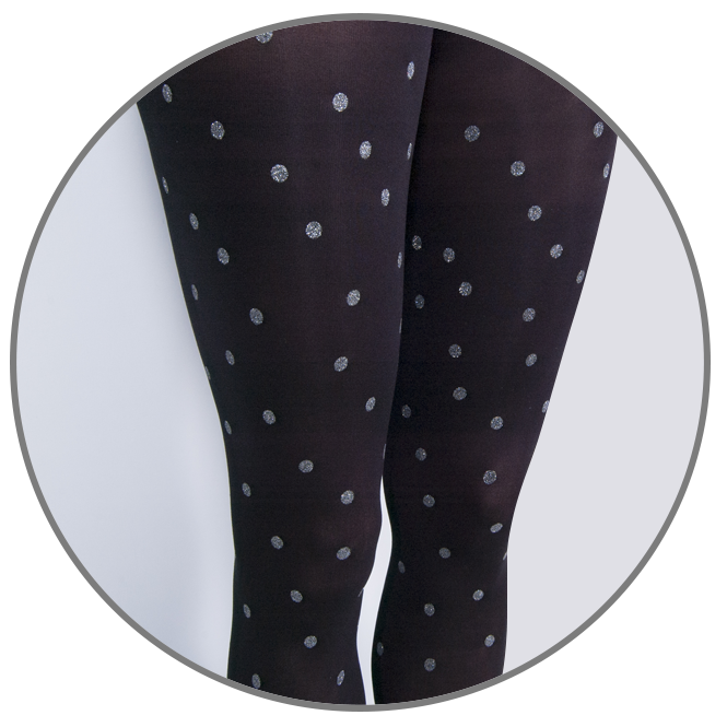 Collants Glitter Bolinhas