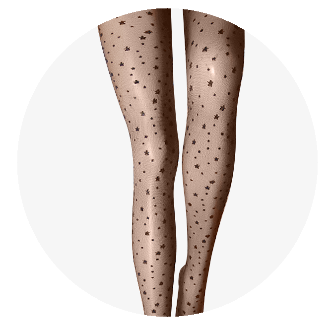 collants estampados estrellitas