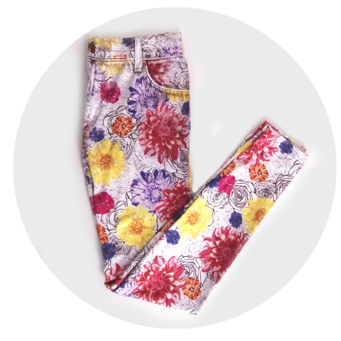 leggins flores