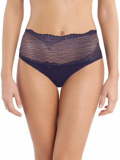 Cuecas de cintura de renda Navyblue