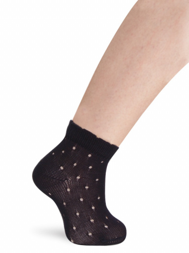 Calcetines cortos perle fino plumeti Navyblue