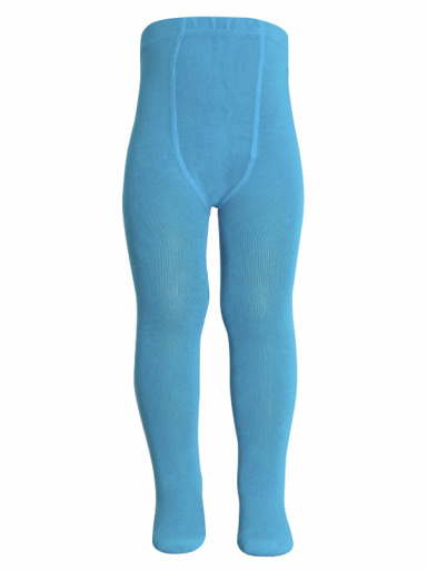 collants em algodão lisos Turquoise