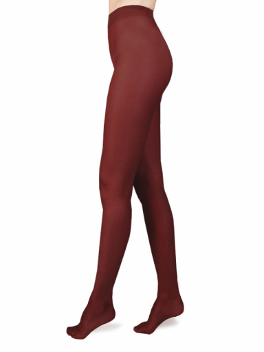 Collant Lycra 40 Den sem demarcação Maroon