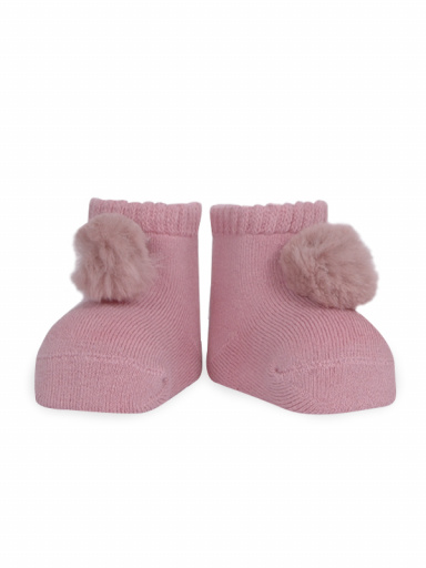 Carapins de bebê com pompom Rosewood