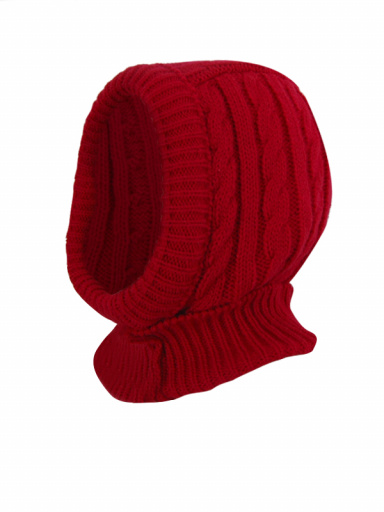 Balaclava infantil com oitos (1-4 anos) Red