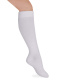 Meia Alta Lisa para Traje Regional White