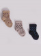 Meias bebê de cashmere com bolinhas Navyblue