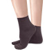 Meias finas modais curtas sem punho Darkgrey