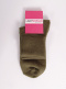 Meias de punho enroladas para mulher Militarygreen