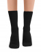 meias de lã merino Black