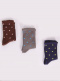 Meias infantis Cashmere com bolinhas Grey