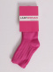 Meias curtas caneladas menino-menina Fuchsia