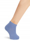 meias lisas de tornozelo Bluefrance
