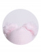Gorro de bebê com pompons (0-12 meses) Pink