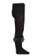 Collant liso fino com laço de tule Navyblue