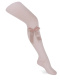 Collants canelado com laço de cetim comprido Makeup