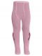 Collants canelados de menina com laço comprido de veludo Rosewood