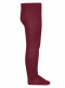 collants em algodão lisos Maroon