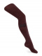 Collants em algodão com laço de algodão brown