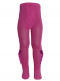 Collants en algodão com laço de cetim longo Fuchsia