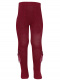 Collants en algodão com laço de cetim longo Maroon