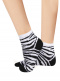 Meias Finas Zebra White