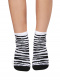 Meias Finas Zebra White