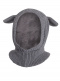 Balaclava infantil com orelhas (1-4 anos) Grey