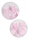carapins bebé con cinta de raso con lazo (Primavera-Verano) Pink