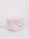 Botinha de bebê com laço de veludo Pink