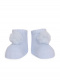 Carapins de bebê com pompom Babyblue