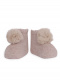 Carapins de bebê com pompom Sand