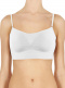 Top em forma de sutiã White