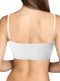 Top em forma de sutiã White