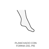 Engomar com formato de pé Icono planchado con forma del pie