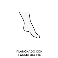 Engomar com formato de pé Icono planchado con forma del pie